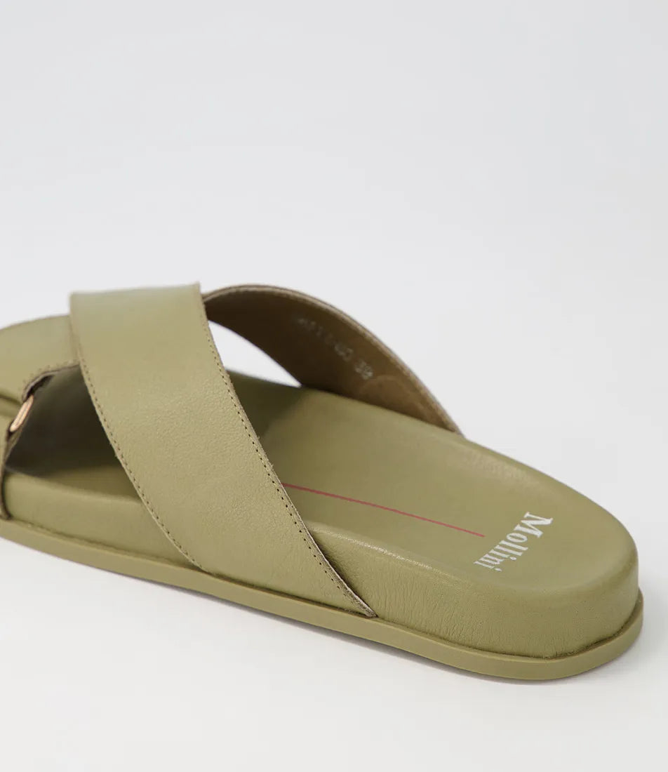 Hefti Leather Slides