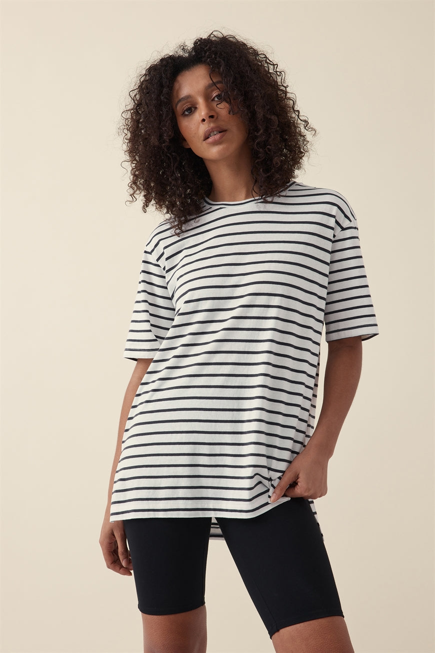 Longline Step Hem Tee