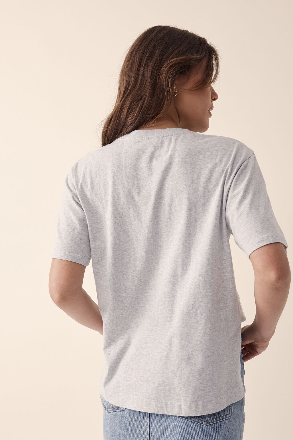 Slouchy Split Hem Tee