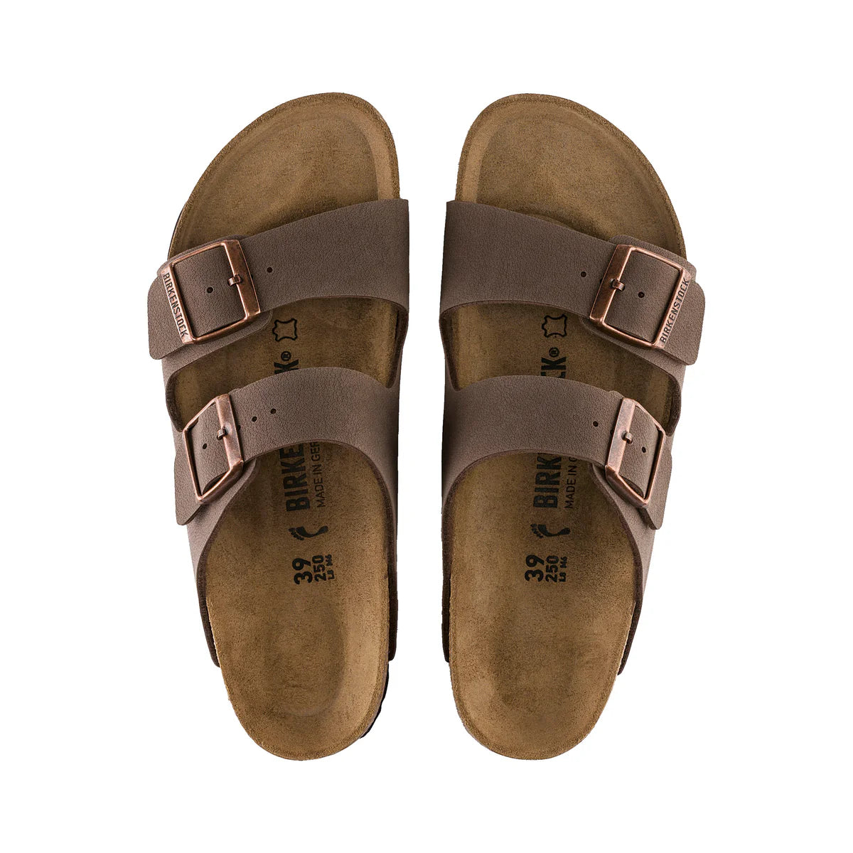 Birkenstock Arizona Mocca BirkiBuc - Regular