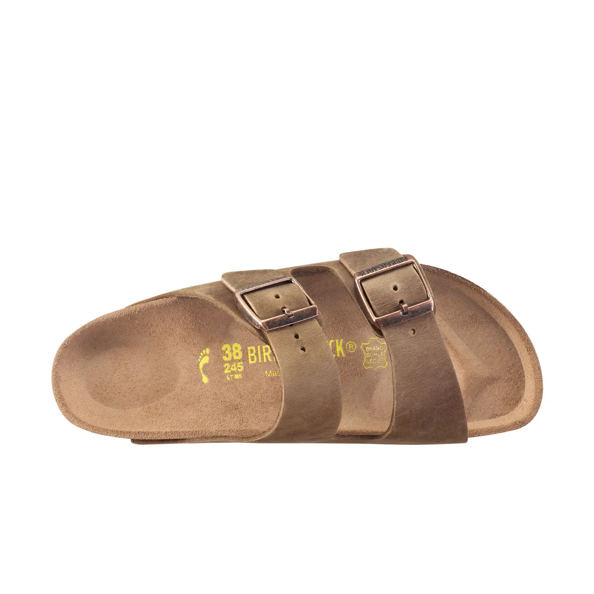 Birkenstock Arizona Tabacco Brown Oiled Leather - Narrow