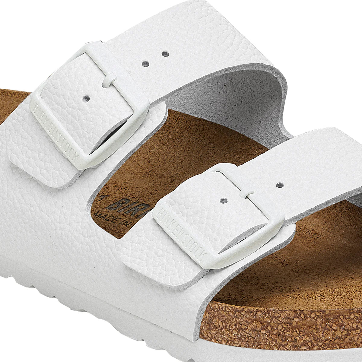 Birkenstock Arizona White Smooth Leather - Regular