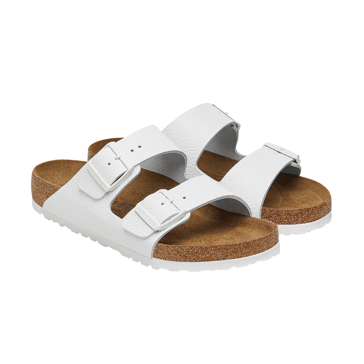 Birkenstock Arizona White Smooth Leather - Regular