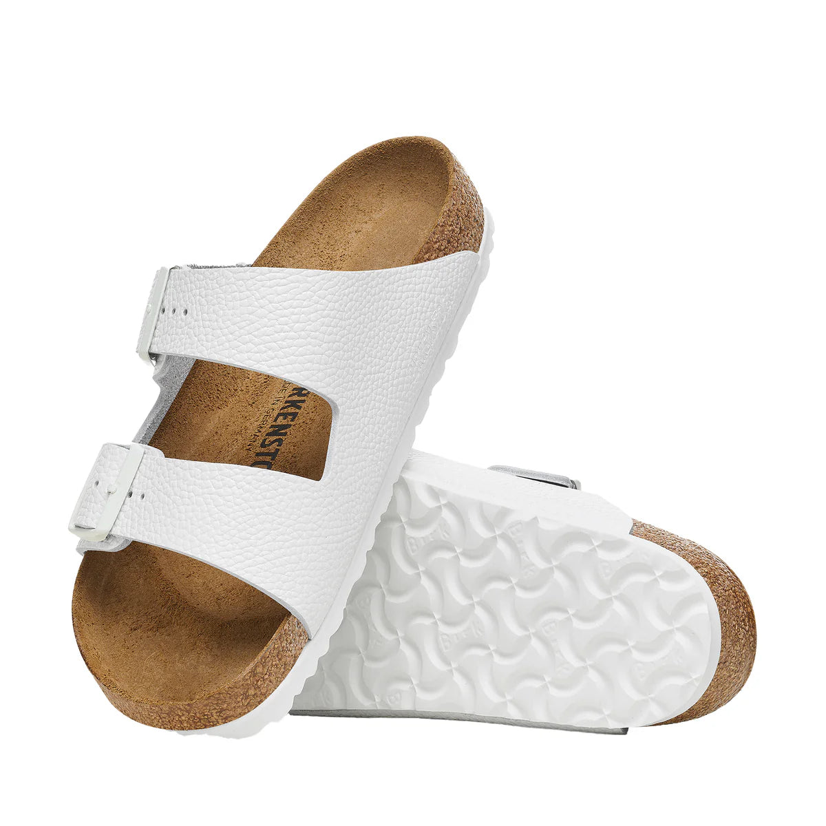 Birkenstock Arizona White Smooth Leather - Regular