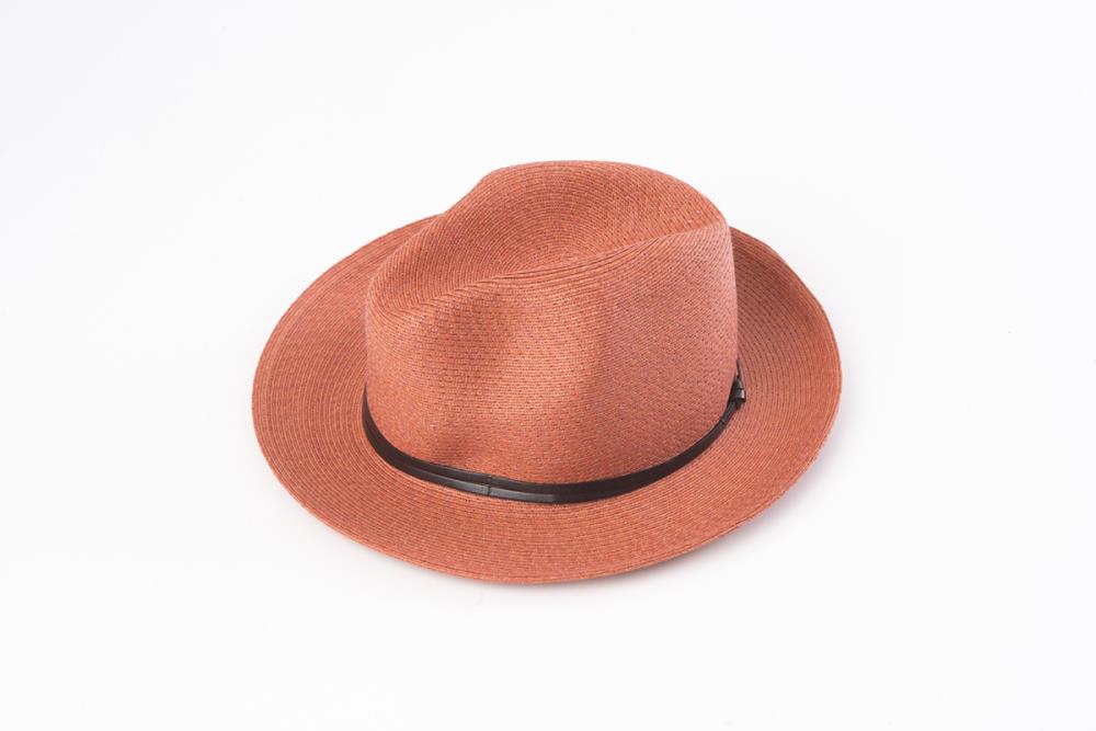 Borsalino Travel Hat with leather Strap